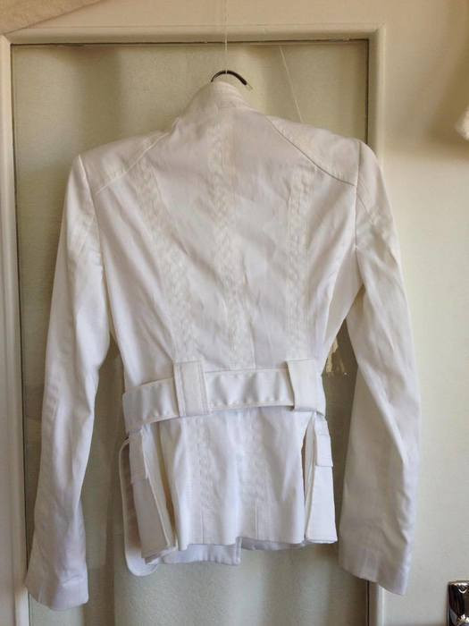 veste Zara basic blanche printemps/été taille S 2