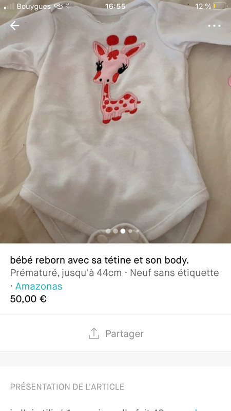 Poupee Reborn Avec Son Body Et Ca Tetine Vinted