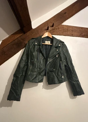 Veste en cuir / leather jacket, marca: Softy, estado: Muy bueno, tamaño: M / 38 / 10, 10,00 €, 11,20 € Protección al comprador incluida