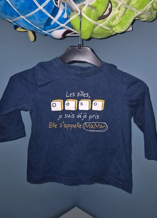 Haut manche longue 🧒, marque: Gémo, état: Très bon état, taille: 18-24 mois / 86 cm, 1,50 €, 2,28 € Protection acheteurs incluse