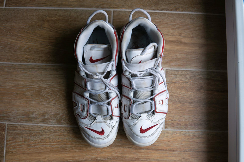 Nike Air More Uptempo 96 White Varsity Red Vinted
