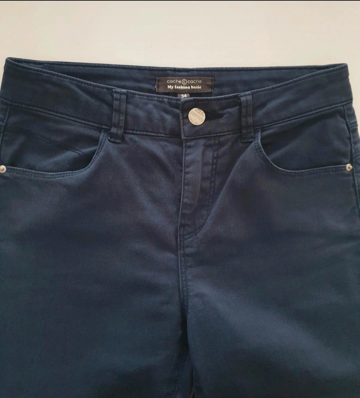 Pantalon skinny bleu marine - photo numéro 3