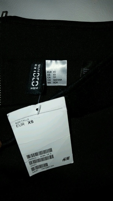 Jupe noire courte H&M Xs 1
