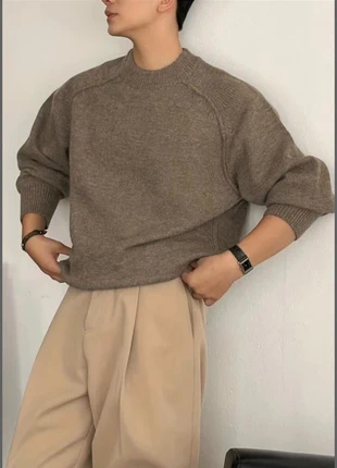 Pull oversize unisexe doux, style minimaliste automne hiver, coupe ample, marque: Vintage Dressing, état: Très bon état, taille: M, 35,00 €, 37,45 € Protection acheteurs incluse