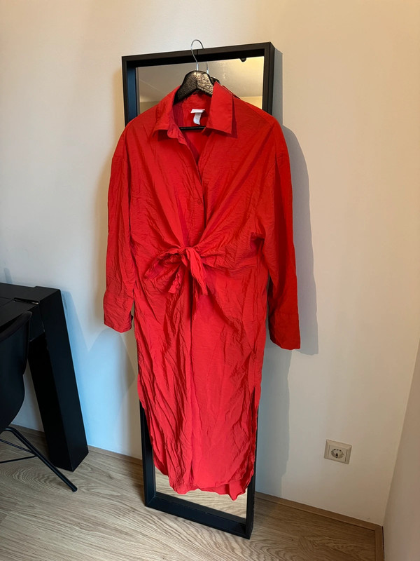 Rode jurk h&m 1