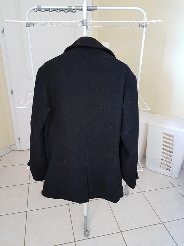 Manteau cheap noir cintré