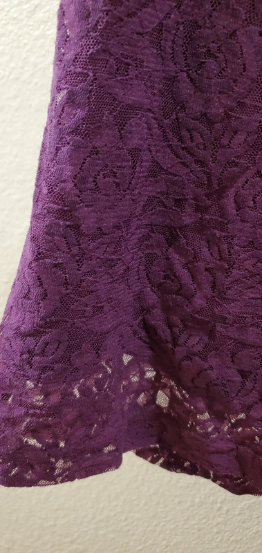 Kathy Ireland Purple Lace Tank 4