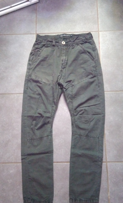 Pantalon cargo gris-noir  1