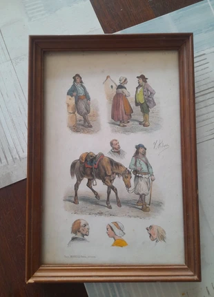 Gravure ancienne, merk: Inconnu, staat: Heel goed, € 6,00, € 7,00 inclusief Kopersbescherming