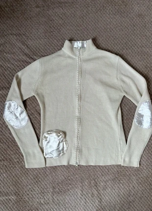 Pull zip détail satinée maille côtelée y2k, marque: y2k, état: Très bon état, taille: M / 38 / 10, 15,00 €, 16,45 € Protection acheteurs incluse