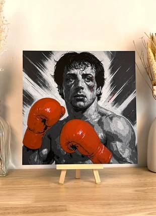 Tableau décoratif 3D - Rocky Balboa - 20x20cm - Hueforge - Fanart, marca: Safe Labo, estado: Muy bueno, 11,50 €, 12,78 € Protección al comprador Pro incluida