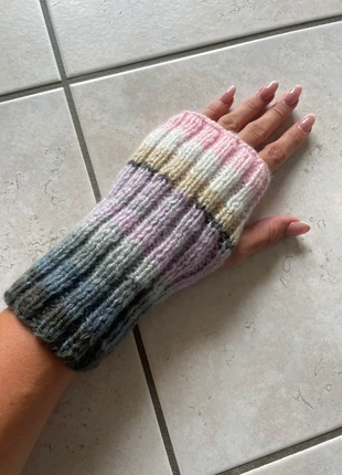 Mitaines grise rose Hiver Noel, condition: Very good, size: One size, €8.00, €9.10 includes Buyer Protection