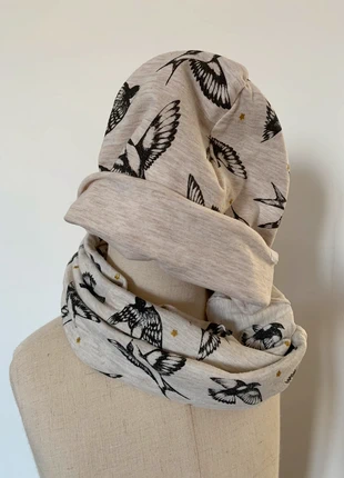 Charmant ensemble bonnet tour de cou hirondelles , brand: H&M, condition: Very good, €10.00, €11.20 includes Buyer Protection