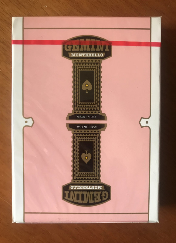 Gemini Casino Pink Gold Gilded Edition - Playing Cards Deck - Carte da Gioco - New Sealed - Nuovo 1