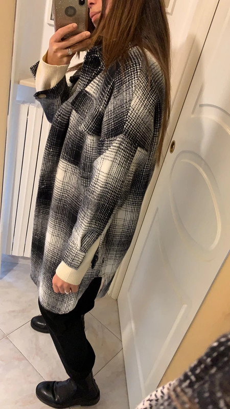 Camicione top lungo nero