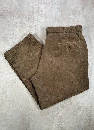 Pantalon Vintage En Velours Côtelé / Corduroy Haggar marron chaud a taille 36X30, marque: Vintage Dressing, état: Très bon état, taille: W35 | FR 44, 20,00 €, 21,70 € Protection acheteurs (Pro) incluse