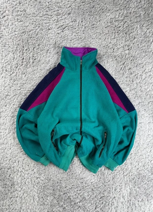 Baggy Polar Fleece Vintage Colored Retro Design, merk: Vintage Dressing, staat: Heel goed, maat: XL, € 24,95, € 26,90 inclusief Kopersbescherming