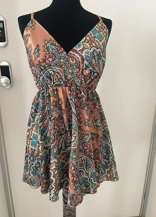 Jumpsuit fantasia jacquard donna /, marca: new collection Italy, estado: Muy bueno, tamaño: M / 38 / 10, 8,00 €, 9,10 € Protección al comprador incluida