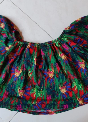 T-shirt  floreado, brand: Very, condition: Very good, size: S / 36 / 8, €2.00, €2.80 includes Buyer Protection