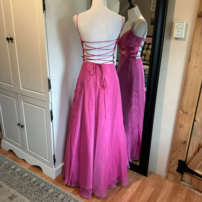 Masquerade Size 7/8 Pink Maxi Dress 4