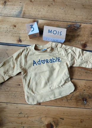 Pull adorable, marque: Mots d'enfants, état: Très bon état, taille: 3-6 mois / 62 cm, 1,00 €, 1,75 € Protection acheteurs incluse