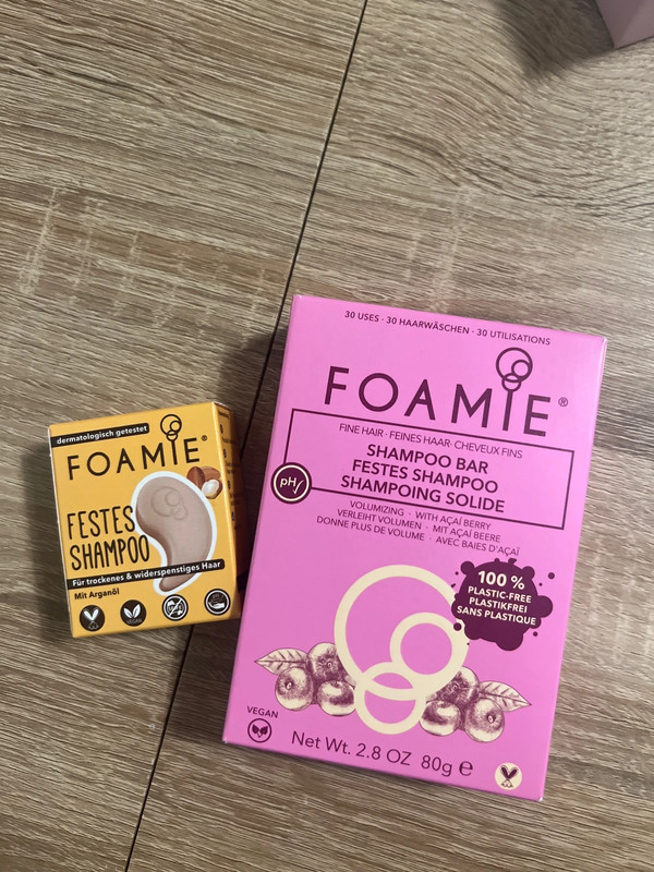 Foamie festes shampoo mini und original