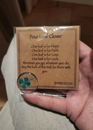 Porte Bonheur Trèfle 🍀 avec son poème Irlandais, marque: smilinghearthealing.store, état: Neuf avec étiquette, 3,00 €, 3,85 € Protection acheteurs incluse