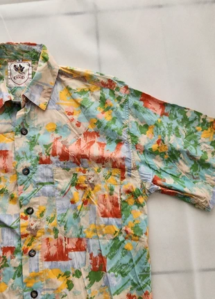 Chemise manche courte - imprimé Multicolore - Vintage 80's - Emilio Cloud |Taille M, brand: Vintage Dressing, condition: Very good, size: M, €13.50, €14.88 includes Buyer Protection