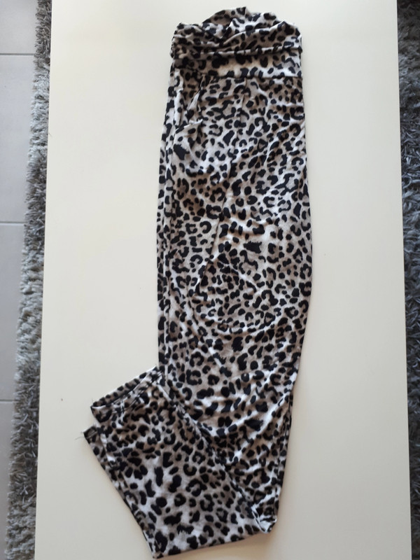 Pantalon sarouel Morgan léopard  2