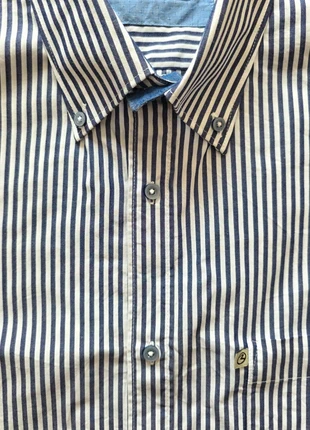 Camicia uomo a righe blu e bianche Buger. Taglia XXL. Nuova. No Inpost/Mondial Relay, brand: Buger, condizioni: Nuovo senza cartellino, taglia: XXL, €8.90, €10.05 include la Protezione acquisti