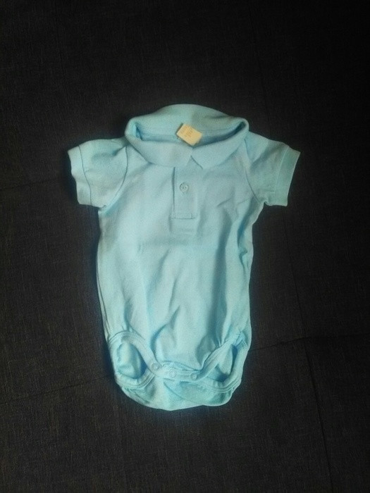 Body bébé 3 mois garçon  polo bleu H&M taille 56