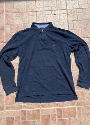 Polo tommy Hilfiger manches longues Vintage style 00s 90s bleu marine logo brodé - Taille XXL, marque: Tommy Hilfiger, état: Très bon état, taille: XXL, 15,00 €, 16,45 € Protection acheteurs incluse