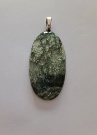 Pendentif en Séraphinite, marca: Kia Ora Minéral, estado: Nuevo sin etiquetas, 25,00 €, 26,95 € Protección al comprador incluida