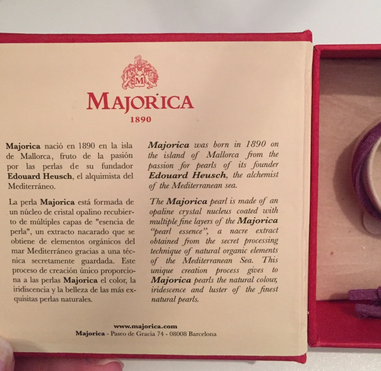 Bracelet cristal Majorica  4