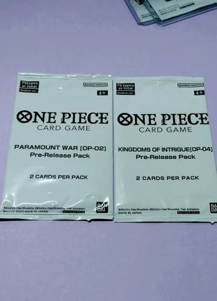 Set 2 pack One piece card game tcg Kingdoms of intrigue pre-release E paramount war pre-release, marque: OnePiece, état: Neuf avec étiquette, 20,00 €, 21,70 € Protection acheteurs incluse
