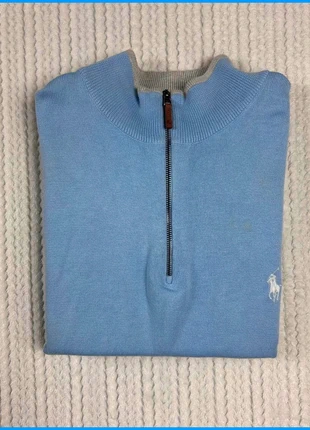 Pull 1/4 Zip Ralph Lauren Bleu / Logo brodé Blanc / Taille L Homme, marca: Ralph Lauren, estado: Muy bueno, tamaño: L, 55,00 €, 58,45 € Protección al comprador incluida