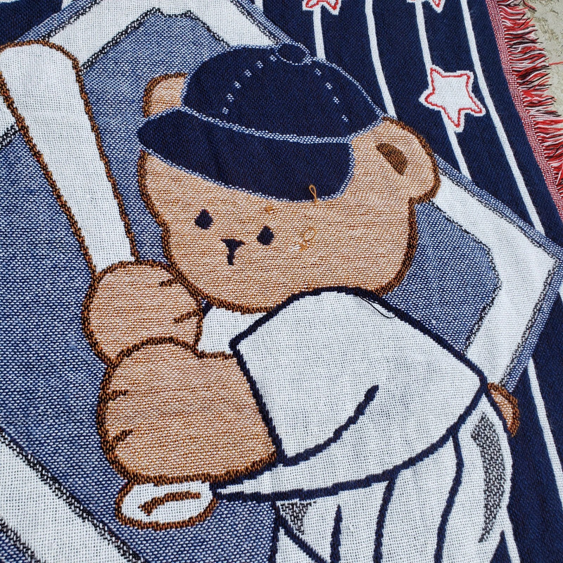 New York Yankees Baseball Tapestry Blanket 4