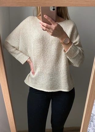 Pull en maille manches 3/4 beige, marque: Jennyfer, état: Bon état, taille: S / 36 / 8, 3,00 €, 3,85 € Protection acheteurs incluse