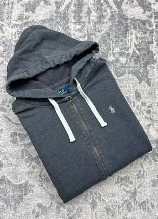 Full Zip Ralph Lauren / Sweat à Capuche RL / Pull Zippé Gris Taille M - Logo Brodé, marque: Ralph Lauren, état: Très bon état, taille: M, 60,00 €, 63,70 € Protection acheteurs (Pro) incluse