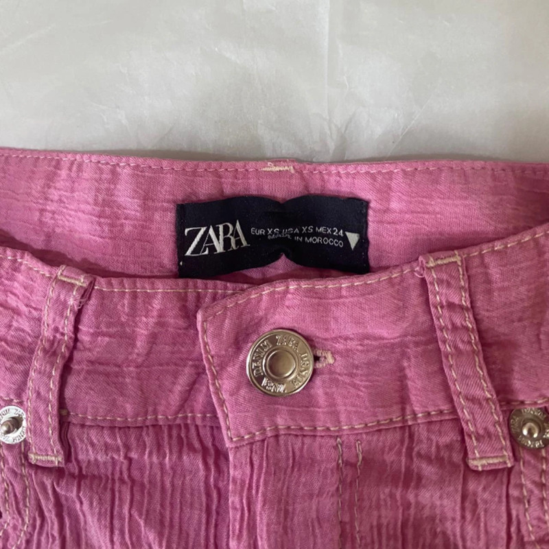 Zara Trousers Purple Size: XS