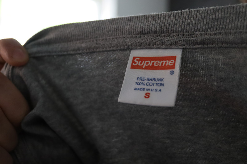 Supreme Motion Logo Tee Heather Grey | Vinted