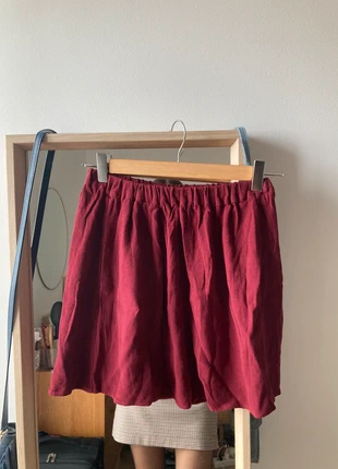 Mini jupe bordeaux, marca: American Vintage, estado: Satisfatório, tamanho: S / 36 / 8, €4.00, €4.90 inclui Proteção do Comprador