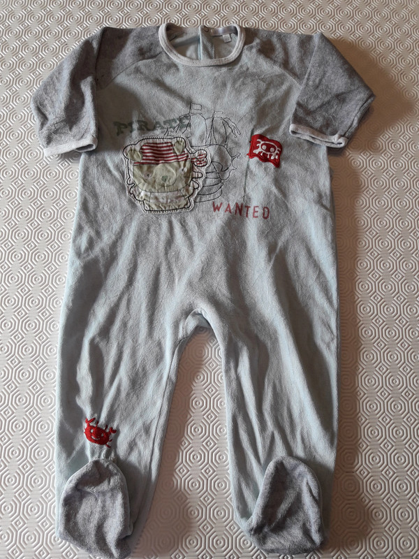 Pyjama velours 18 mois