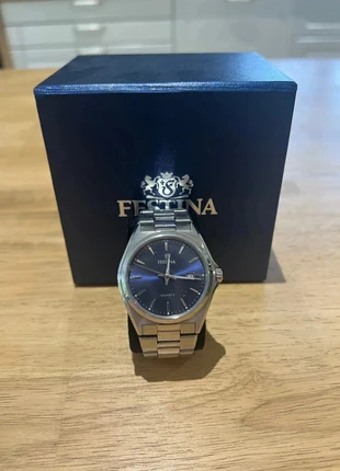 Montre Festina en acier inoxydable cadran bleu, marke: Festina, zustand: Sehr gut, größe: Einheitsgröße, 60,00 €, 63,70 € inklusive Vinted-Käuferschutz