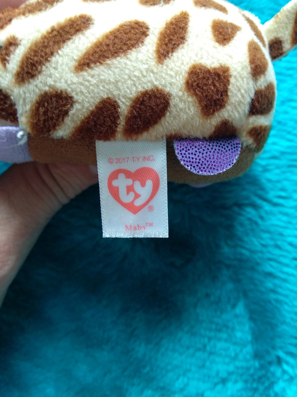 Peluche 2025 girafe ty