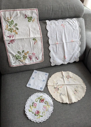 Plusieurs napperons fait main lot de 5, brand: Fait Main, condition: New without tags, €11.00, €12.25 includes Buyer Protection