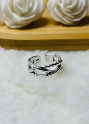 Bague Lignes Croisées en argent 925 ajustable tendance Neuve, brand: Argent, condition: New without tags, size: Adjustable, €10.90, €12.15 includes Buyer Protection