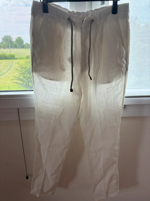 Pantalone bianco Brunello Cucinelli 1