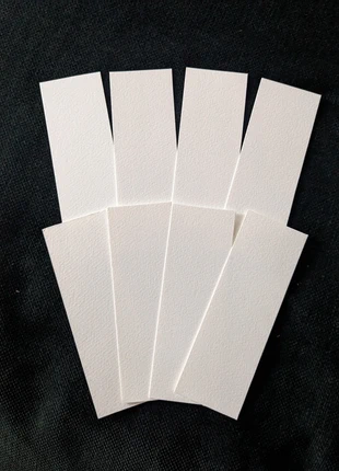 Bookmarks, plain. 100% cotton. Cold press, brand: Arteza, condition: New without tags, £5.00, £5.95 includes Buyer Protection