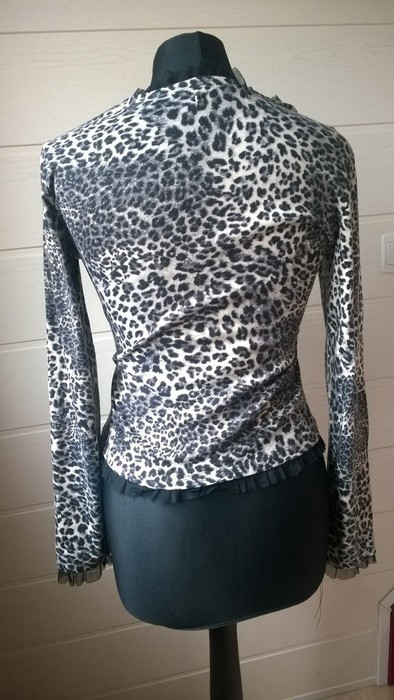 Tee-shirt manche longue léopard 3